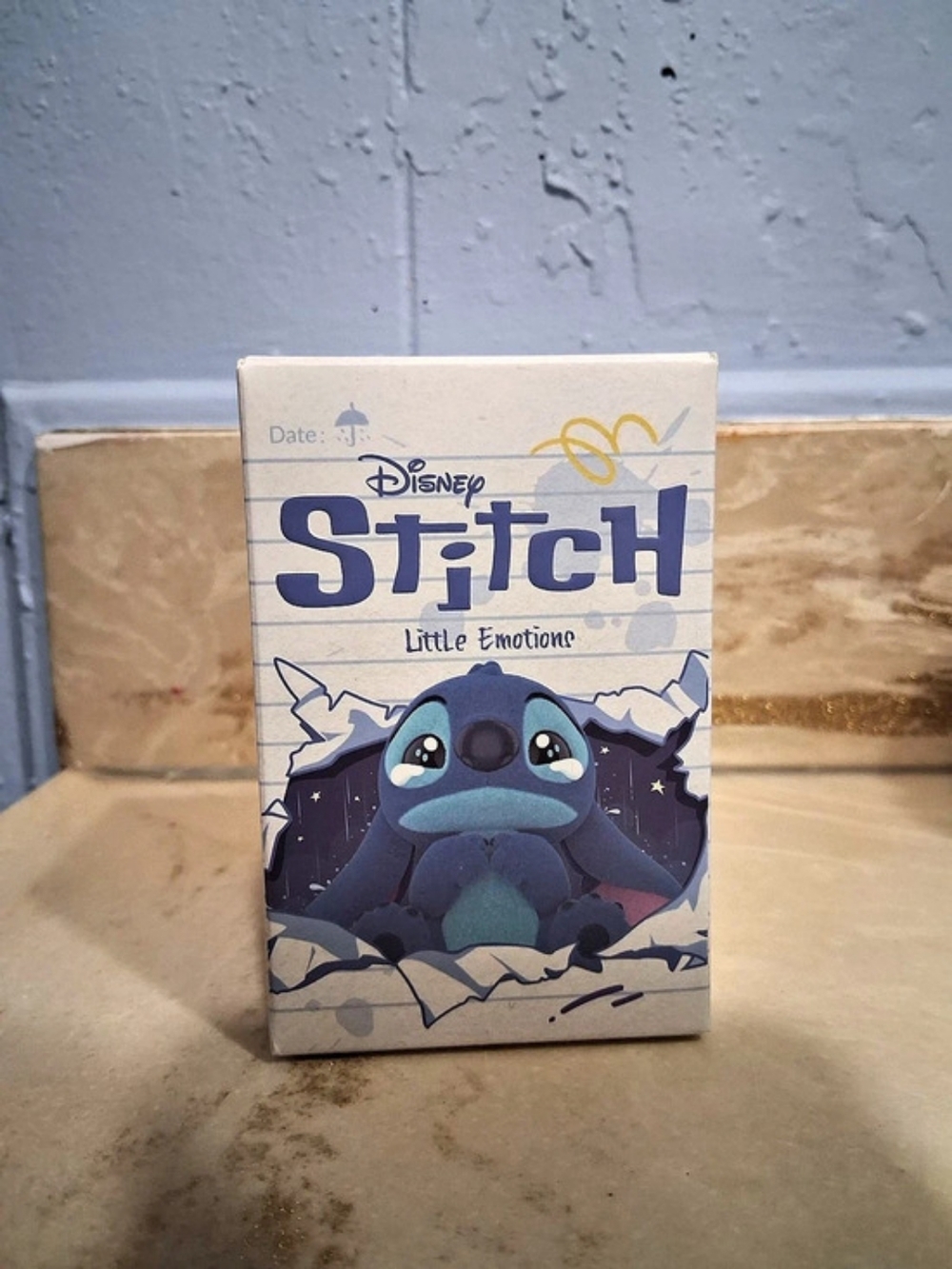 Disney Stitch Little Emotions Series Figures Blind Box Figure Blue & Purple Like